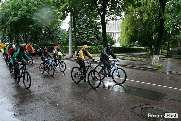 Велодень у Луцьку. ФОТО
