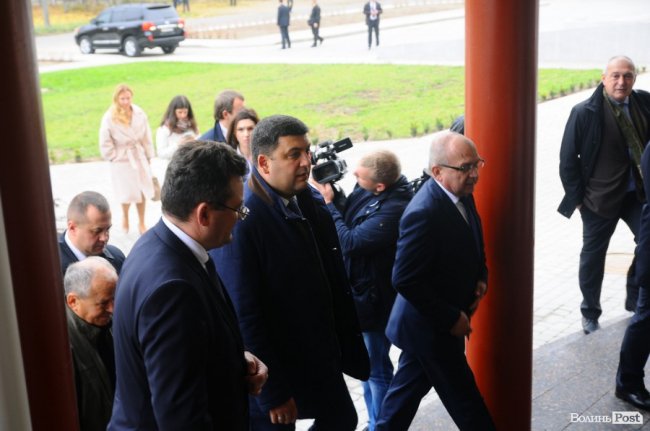 Візит Володимира Гройсмана на Волинь: фотозвіт від Павла Березюка