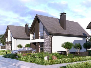 Біля Луцька будуватимуть стильні котеджі. ФОТО*