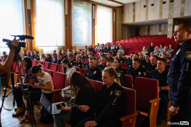 Подяки попередньому і завдання новому: як представляли головного патрульного Волині. ФОТО