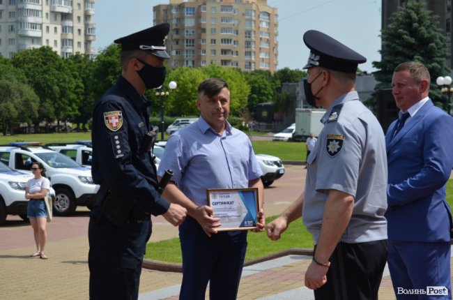 Волинські «шерифи» отримали 25 службових позашляховиків. ФОТО