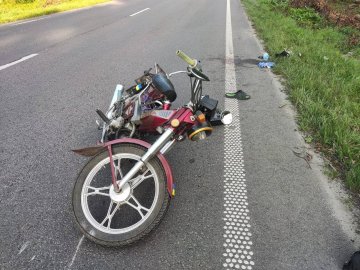 На Волині п'яний мотоцикліст скоїв ДТП: пасажир двоколісного – у реанімації