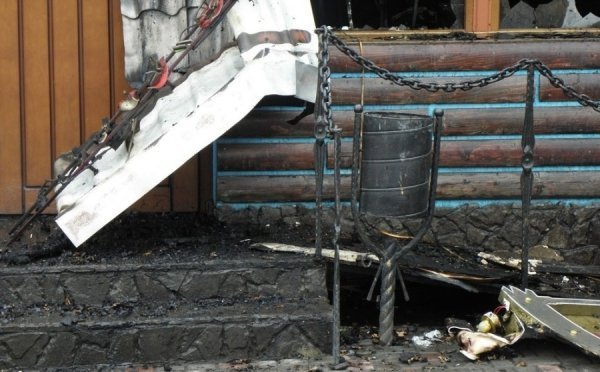 В Одесі згорів ресторан. ФОТО. ВІДЕО