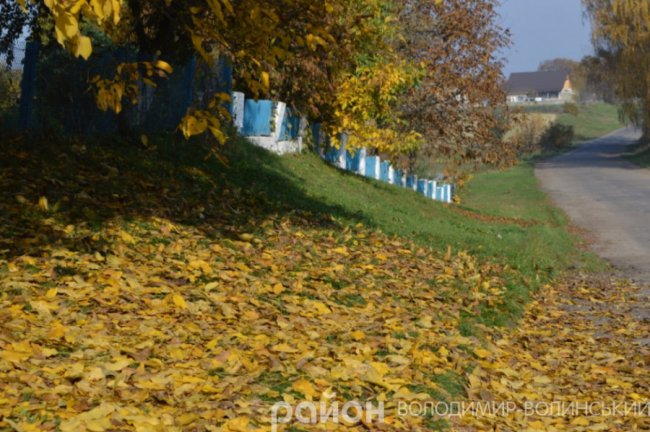 Золота осінь у волинському селі. ФОТО