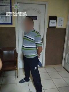 П'яний волинянин напав на патрульних та пошкодив техніку. ФОТО