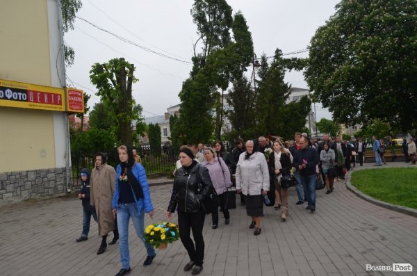 У Луцьку пройшла панахида за загиблими під час АТО. ФОТО