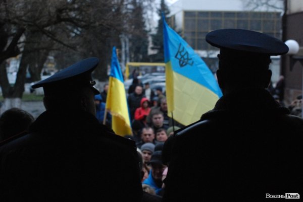 Пікет міліції та прокуратури в Луцьку. ФОТО
