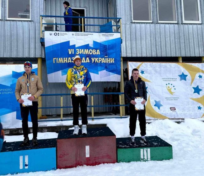 Юний волинянин виборов бронзу на всеукраїнських змаганнях із лижних гонок