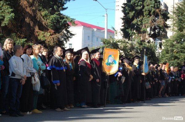 У Луцьку – посвята в студенти «європейського» вишу. ФОТО