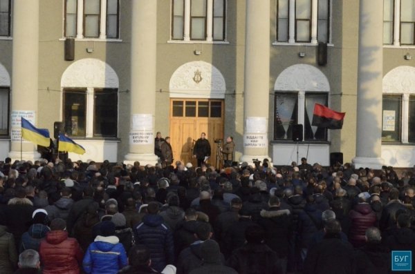 У Нововолинську - мітинг на підтримку шахтарів. ФОТО