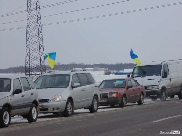 Як волинський Автомайдан «будив» Ковель. ФОТО. ВІДЕО