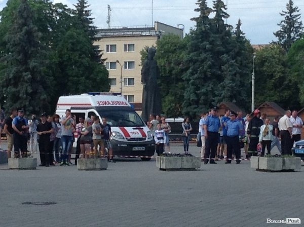 У центрі Луцька - вибух. ФОТО. ВІДЕО