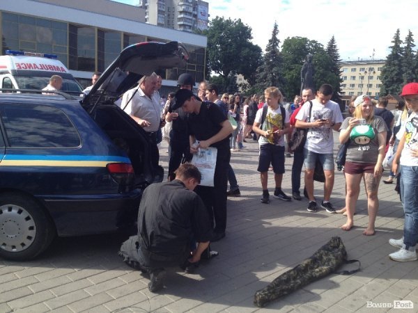 У центрі Луцька - вибух. ФОТО. ВІДЕО