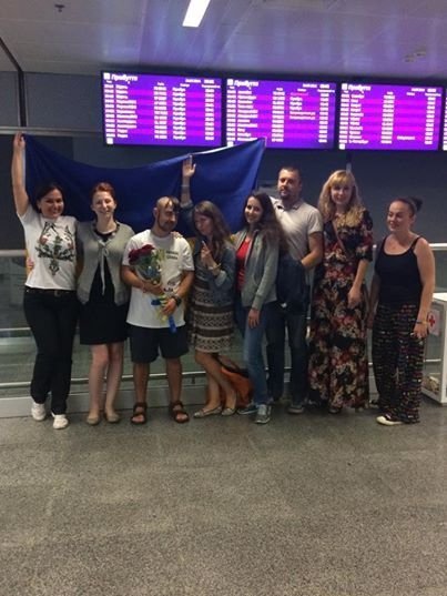 Поранений на Майдані волинянин повернувся в Україну. ФОТО