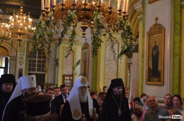 До Луцька приїхав патріарх Філарет. ФОТО. ВІДЕО