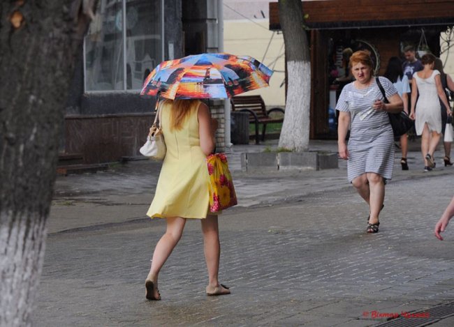 Мокрий Луцьк на знімках луцького фотографа