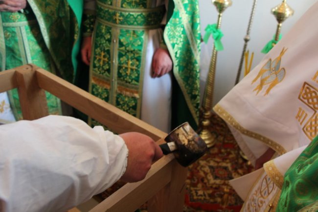 У селі на Волині вперше освятили храм. ФОТО