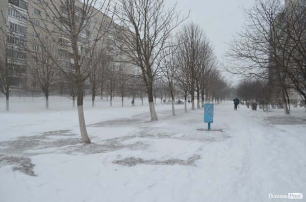Снігові «страждання» пасажирів Луцька. ФОТО