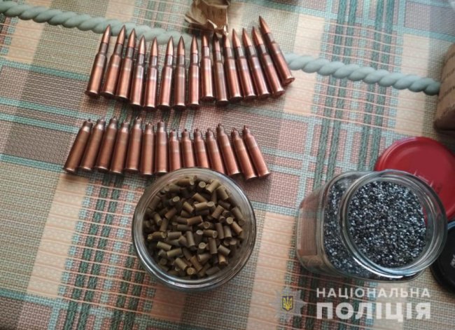 У волинянина вилучили арсенал боєприпасів. ФОТО