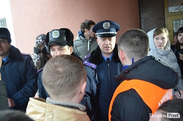 Пікет міліції та прокуратури в Луцьку. ФОТО