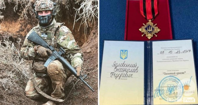 Воїн з Волині отримав нагороду від Залужного