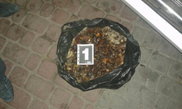 На Волині вилучили близько п'ятдесяти кілограмів бурштину. ФОТО