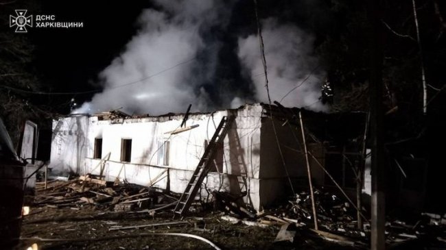 Російські окупанти вночі вдарили по полігону рятувальників у Харківській області