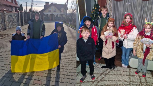 Діти на Волині під час різдвяних свят зібрали гроші на 5 FPV-дронів для 100 омбр