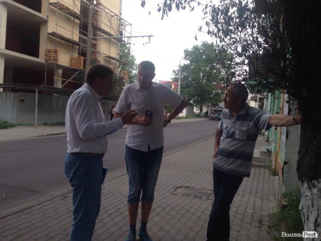 У Луцьку обурені новим будівництвом на Богдана Хмельницького