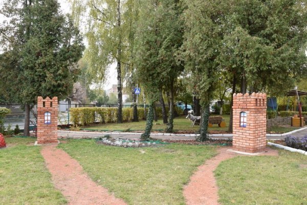 У Луцьку в дитсадку №26 звели міні-замок. ФОТО