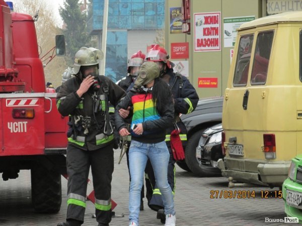 У Луцьку «горів» нічний клуб. ФОТО