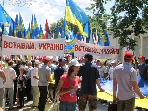 «Вставай, Україно!» у Хмельницькому. ФОТО. ВІДЕО
