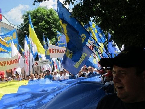 «Вставай, Україно!» у Хмельницькому. ФОТО. ВІДЕО