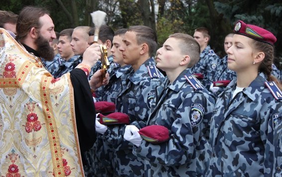 Як у Луцьку майбутні міліціонери складали присяги. ФОТО