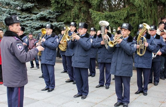 Як у Луцьку майбутні міліціонери складали присяги. ФОТО