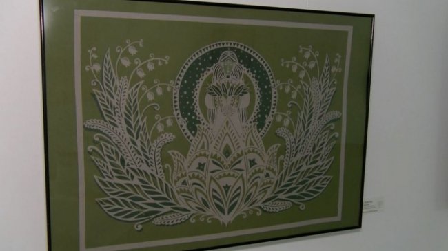 Митці з усієї України привезли до Луцька витинанки на твори Лесі Українки. ВІДЕО