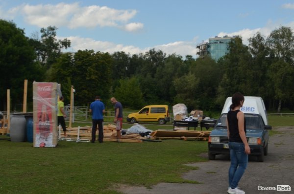 Останні приготування до «Бандерштату». ФОТО