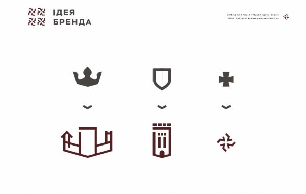 Корона, замок та мальтійський хрест, – пропонують оновити бренд Луцька