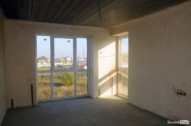 Всередині першого будинку ЖК «Юпітер»