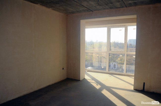 Всередині першого будинку ЖК «Юпітер»