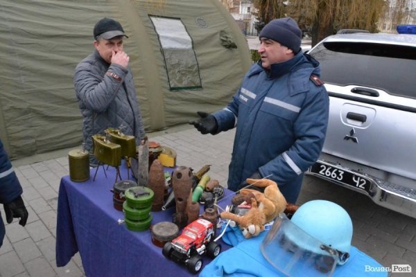 У центрі Луцька навчають, як уберегтися від «сюрпризів» терористів. ФОТО