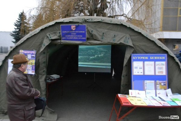 У центрі Луцька навчають, як уберегтися від «сюрпризів» терористів. ФОТО