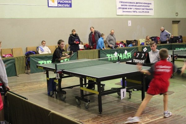 Волиняни стали першими у чемпіонаті України з настільного тенісу. ФОТО