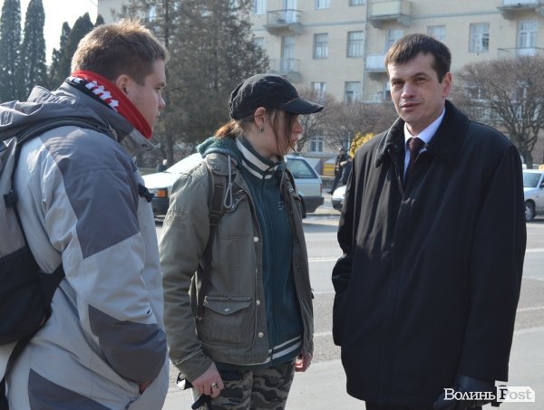 У Луцьку Шевченка вшанували спільним виконанням «Заповіту»