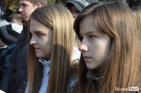 У Луцьку Шевченка вшанували спільним виконанням «Заповіту»