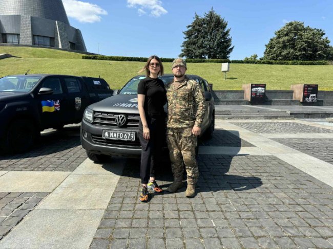 Анна Данильчук з Олегом Собуцьким