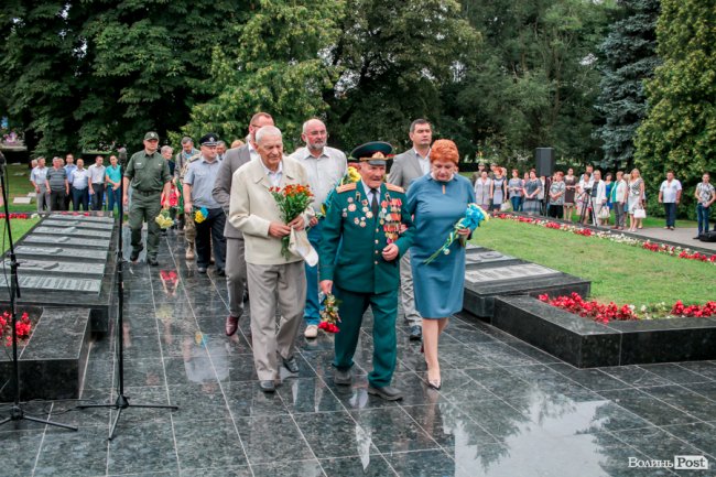 У Луцьку відзначили річницю визволення області від нацистських загарбників. ФОТО