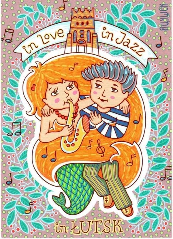 Волинська художниця намалювала неймовірні листівки про Луцьк. ФОТО