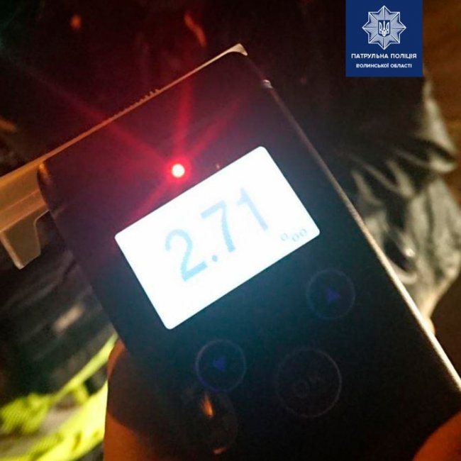 У Луцьку на водія за 3 дні склали 4 протоколи за п'яне кермування. ФОТО