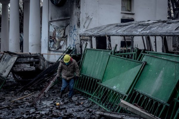 Ранковий Київ після побоїща. ФОТО